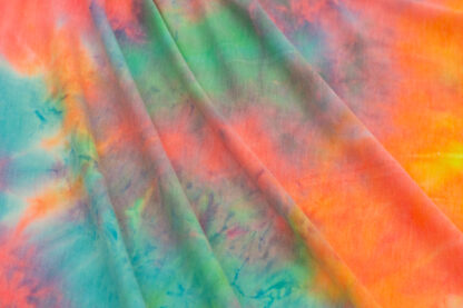 French Terry - Rayon French Terry - Tie Dye - Melon